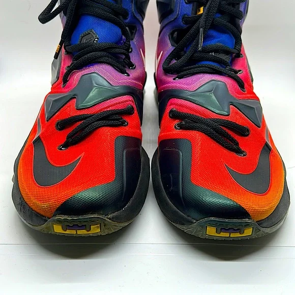 Nike Purple/Red Lebron 13 Doernbecher Basketball Shoes Sneakers **Men’s Sz 8** - Picture 3 of 11